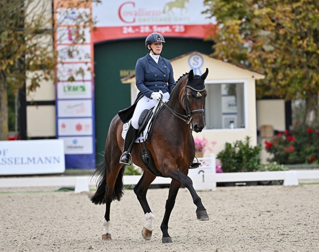 Anabel Balkenhol and High Five at the 2025 CDI Covalliero Dressage Days in Hagen :: Photos © Ruchel