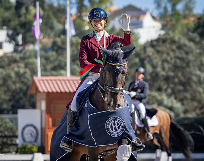 Maria Caetano and Fenix de TIneo win the 2025 Portuguese Grand Prix Championships :: Photo © Carlos Hernani