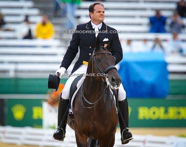 Todd Flettrich and Margaret Duprey's Otto at the 2010 World Equestrian Games in Lexington :: Photo © Astrid Appels