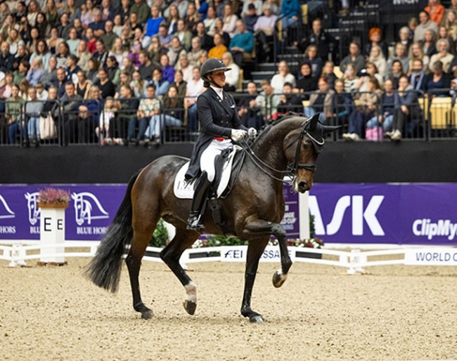 Cathrine Dufour and Mount St. John Freestyle at the 2024 CDI-W Herning :: Photo © CDI-W Herning