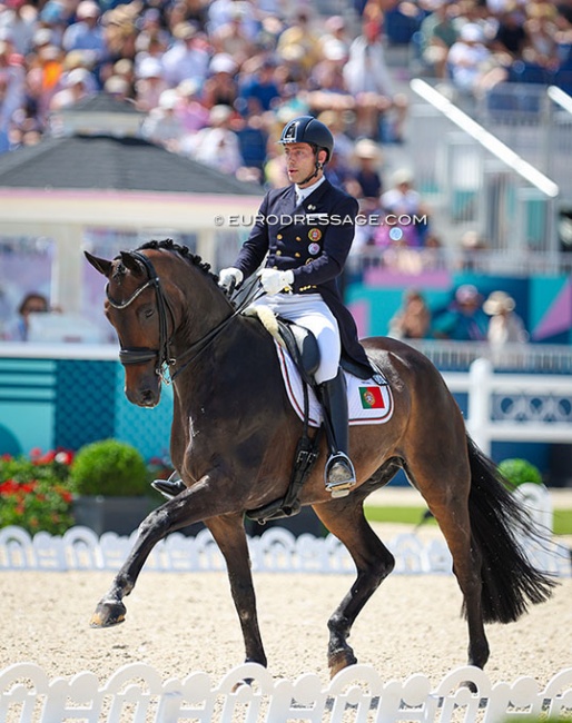 Antonio do Vale on Fine Fellow H at the 2024 Paris Olympics :: Photo © Astrid Appels
