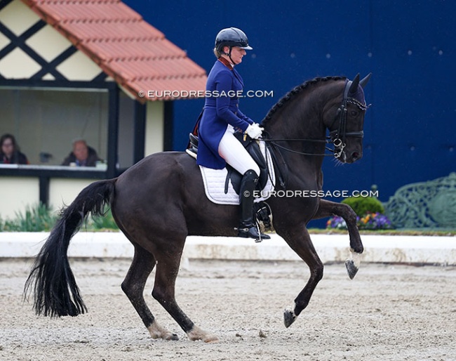 Karen Nijvelt and Elysias in their last CDI in Hagen in April 2025 :: Photo © Astrid Appels