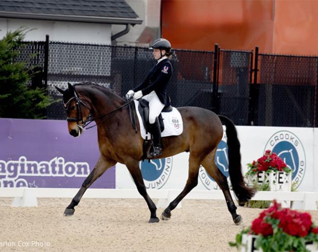 Imogen Hawes and Knights Cavollo Dolce are the 2025 West Canada Junior Champions:: Photo © Marion Cox 
