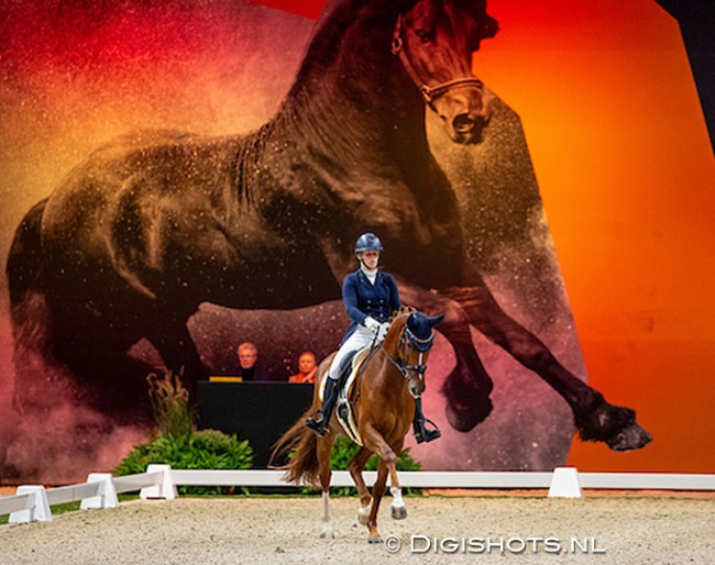 Anniek van Dulst and My First Choice Dutopia at the 2025 CDI Leeuwarden :: Photo © Digishots
