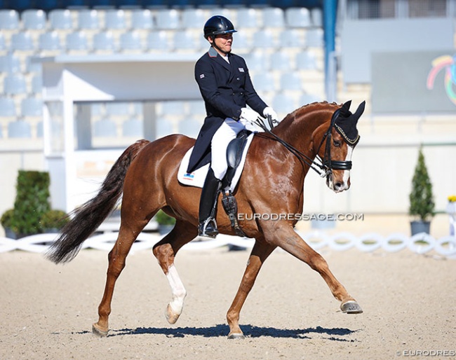 Chalermcharn Yotviriyapanit on Sant Jordi 3 at the 2025 CDI Aachen Festival 4 Dressage :: Photo © Astrid Appels