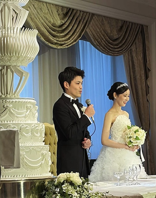 Ryunosuke Kuroda tied the knot