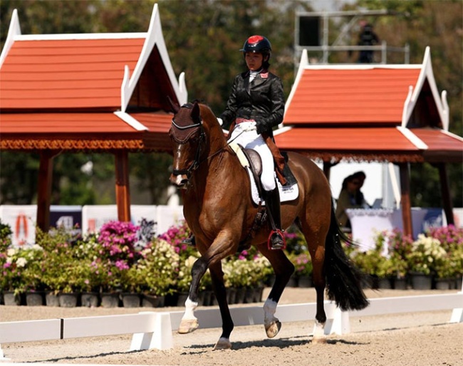 Sarah Rao and Geniaal make it double gold at the 2025 FEI Asian Championships :: Photo © FEI