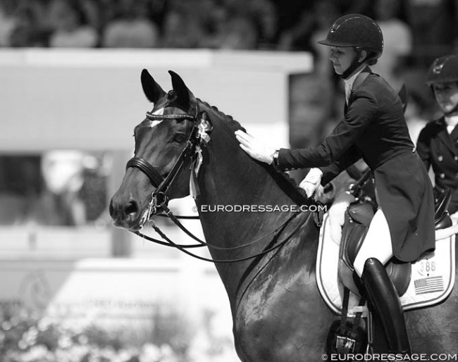 Laura Graves and Verdades made history by winning the GP Special at the 2018 CDIO Aachen :: Photo © Astrid Appels