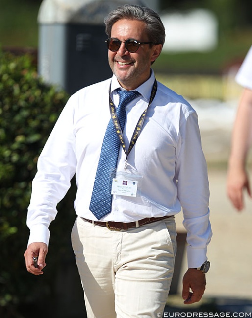 Yuri Romanov at the 2019 European Junior/Young Riders Championships :: Photo © Astrid Appels