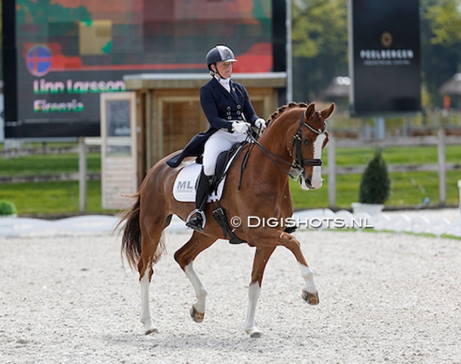 Linn Larsson and Firenzia at the 2022 CDI Kronenberg :: Photo © Digishots