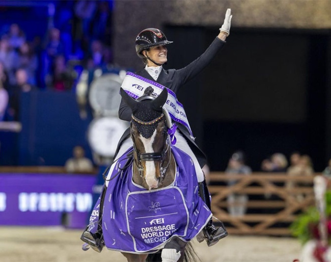 Larissa Pauluis and Flambeau at the 2025 CDI-W Mechelen :: Photo © Dirk Caremans