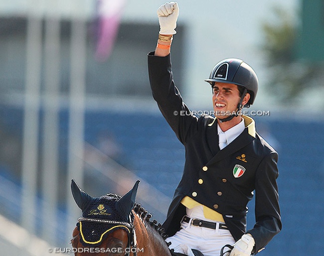 Leonardo Tiozzo at the 2015 European Championships in Aachen :: Photo © Astrid Appels