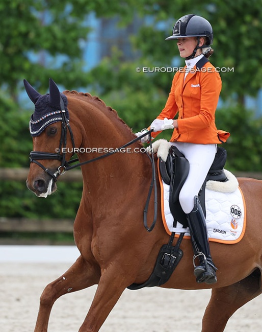 Bo Leijten and Gentle van Wittenstein at the 2025 CDIO Lier :: Photo © Astrid Appels