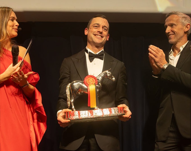Justin Verboomen's Aachen win, double gold at the Europeans, World Nr 1 ranked position and FEI Best Athlete title were good for "Performance of the Year" in Belgium :: Photos © KBRSF