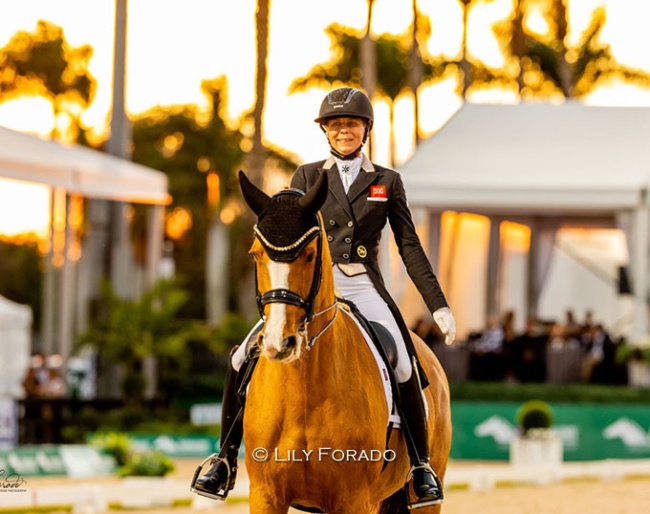 Susan Pape and Giulilanta win the 5* Grand Prix at the 2026 CDI Wellington :: Photos © Astrid Appels