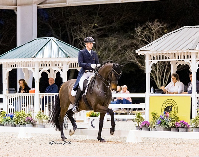Wandres and Verrenberg competing at the 2026 CDI West Palm Beach at the Jim Brandon :: Photo © Joanna Jodko