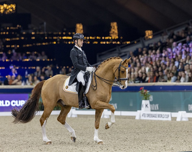 Justin Verboomen and Djembe de Hus at the 2025 CDI-W Mechelen :: Photo © Dirk Caremans