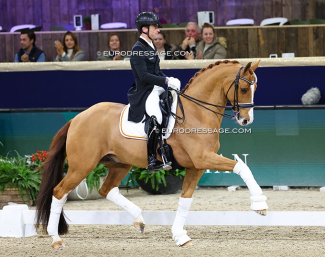Justin Verboomen and Djembe de Hus at the 2025 CDI-W Mechelen :: Photo © Astrid Appels