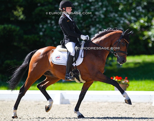 Lena Bücker and Cosmopolitan D at the 2019 CDI-P Hagen :: Photo © Astrid Appels