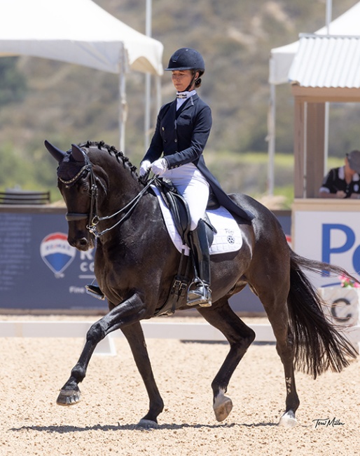 Shannon Peters and Disco Inferno at the 2022 CDI Thermal :: Photo © Terri Miller