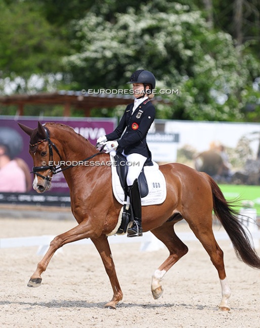Martha Raupach and Jack Sparrow at the 2022 CDI Troisdorf :: Photo © Astrid Appels