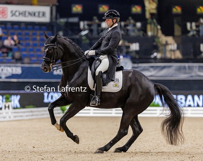 Timo Kemmerer and FBW Dantes Zazou at the 2024 CDI Stuttgart :: Photo © Stefan Lafrantz