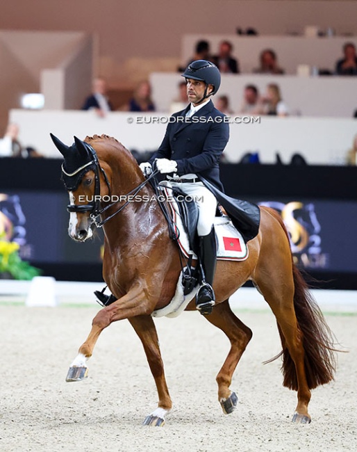Yessin Rahmouni and Kind of Magic at the 2026 CDI-W 's Hertogenbosch :: Photo © Astrid Appels