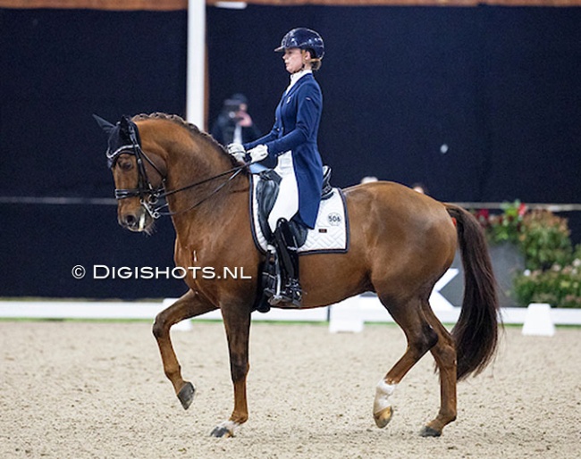 Robin Heiden and the Jazz-clone Hollywood in the Under 25 division at the 2026 CDI Lier :: Photo © Digisgits