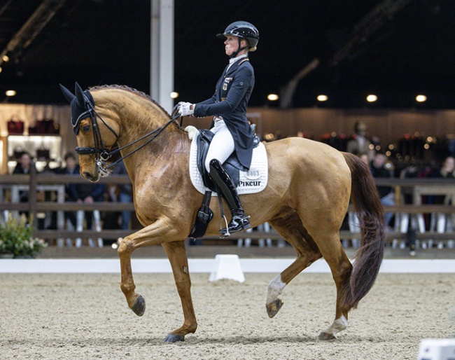 Katharina Hemmer and Denoix at the 2026 CDI Lier ::  Photo © Digishots