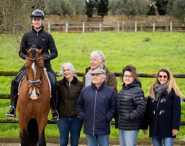 Justin Verboomen on Satélite Plus with the team of Garaman Lusitanos :: Photos © Carlos Hernani