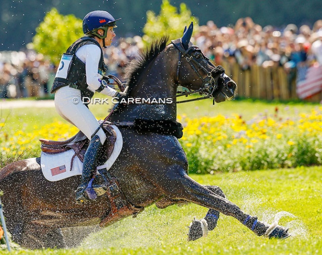 Liz Halliday at the 2024 Olympic Games in Paris :: Photo © Dirk Caremans