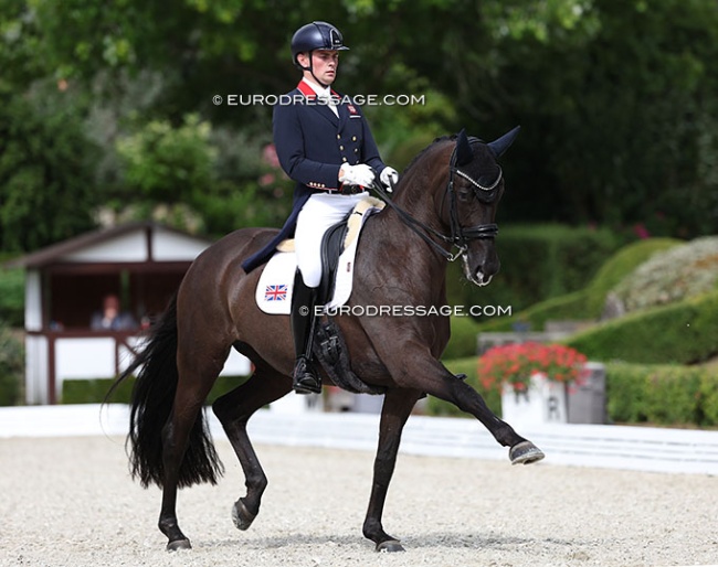 Harrison Ashton and Million Dreams at the 2025 European Under 25 Championships :: Photo © Astrid Appels