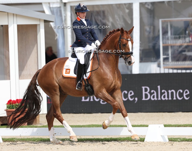 Julia Groenhart on Ortisei at the 2025 WCYH :: Photo © Astrid Appels
