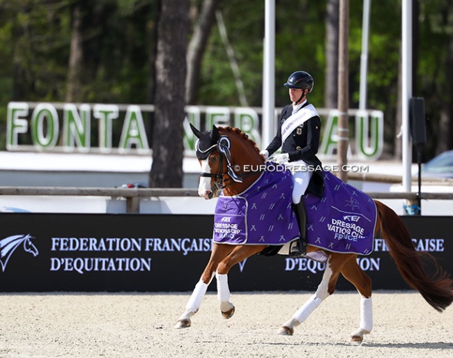 German team rider Benjamin Werndl on Quick Decision at the 2026 CDIO Fontainebleau :: Photo © Astrid Appels