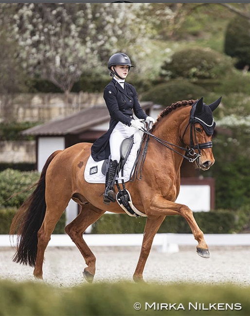 Pauline Kesting and Earl of Nymphenburg at the 2026 Kronberg Preis der Besten qualifier :: Photo © Mirka Nilkens