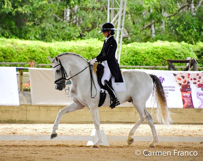  Gabriela Arango Azcarate and Mambo won the Inter I Kur at the 2026 CDI Medellin :: Photo © Carmen Franco