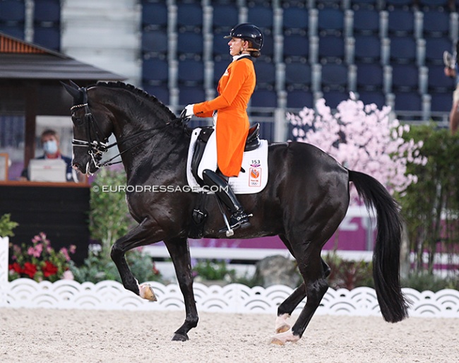 Marlies van Baalen and Go Legend at the 2021 Olympics in Tokyo :: Photo © Astrid Appels