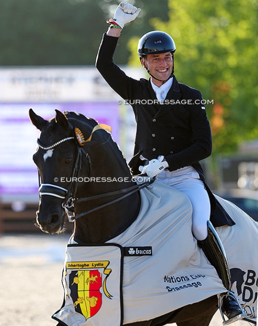 Justin Verboomen and Zonik Plus at the 2025 CDIO Lier :: Photo © Astrid Appels
