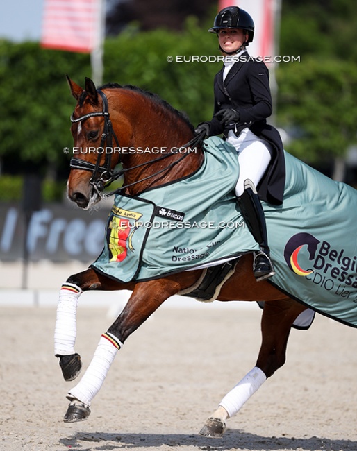 Suraya Hendrikx and Benicia at the 2026 CDIO Lier :: Photo © Astrid Appels
