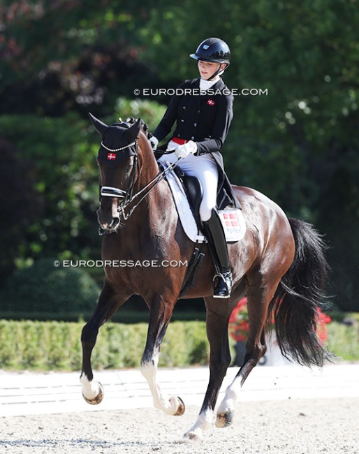 Anna Teibel Raben and Sparaday at the 2025 European Young Riders Championships :: Photo © Astrid Appels