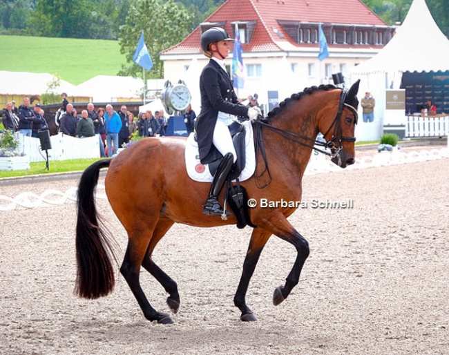 Jessica von Bredow-Werndl and Times Kismet at the 2026 German Championships :: Photo © Barbara Schnell