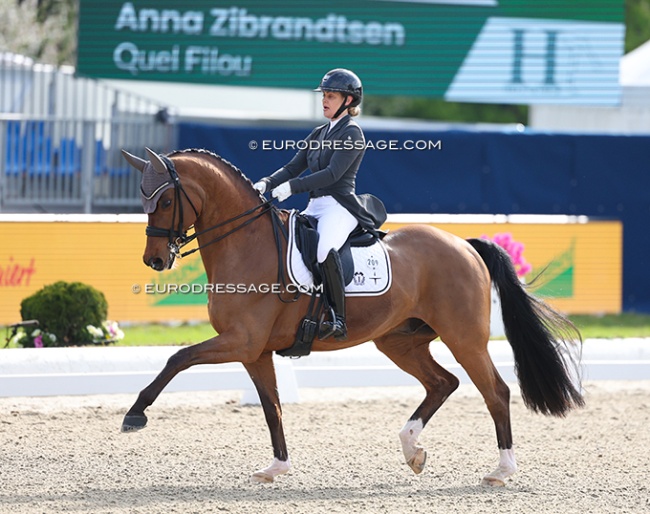 Anna Zibrandtsen and Quel Filou at the 2026 CDIO Hagen :: Photo © Astrid Appels