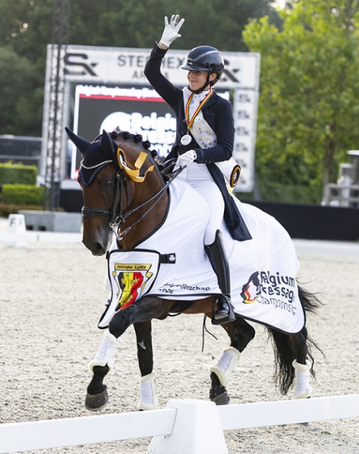 Eline Borrey De Coninck and Lancelot de la Gesse Win 2026 Belgian Platina Cup Silver :: Photos © Digishots