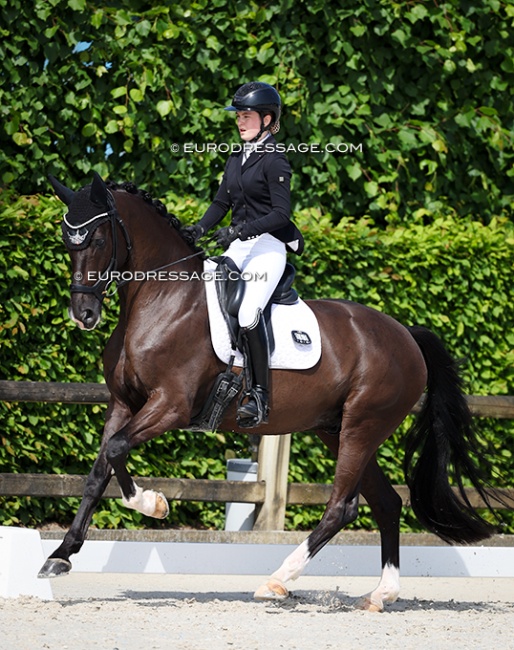 Juliet Guillebon on Spartacus MSJ at the 2026 CDIO Lier :: Photo © Astrid Appels