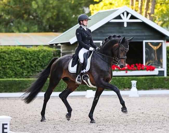 Hanna Titanilla Szeivolt on Mexx at the 2026 CDN Mariakalnok :: Photo © Anett Somogyvari