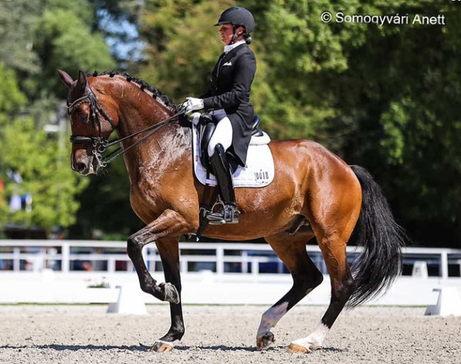 Pavlina Révész and Jiodinus PP at the 2026 CDI-W Pilisjaszfalu :: Photo © Anett Somogyvari 