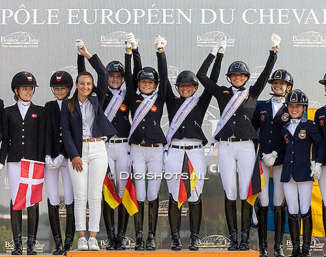 Team gold for Germany at the 2026 European Pony Championships :: Photos © Digishots