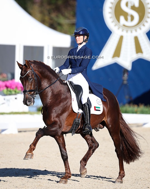 Natalie Lankester and Tesla at the 2026 CDI Hagen :: Photo © Astrid Appels