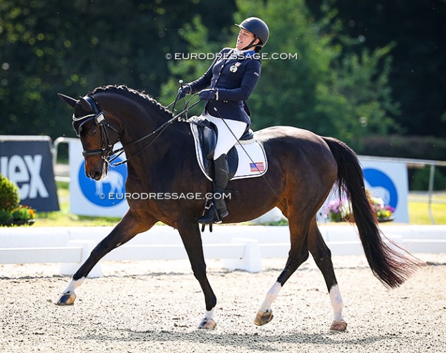 Rebecca Hart and Floratina at the 2026 CPEDI Hagen :: Photo © Astrid Appels