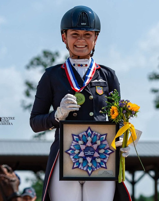 Erin Nichols wins individual gold at the 2026 North American Under 25 Championships :: Photo © US Equestrian